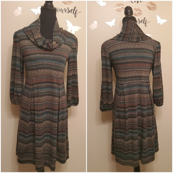 Dressbarn Turtleneck Dress - Picture 1 of 3